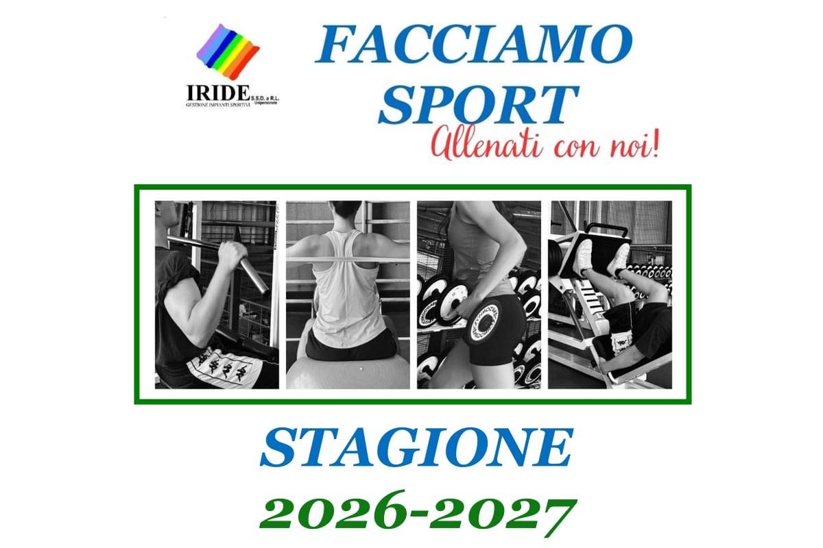 Facciamo Sport - programma della stagione 2026-2027